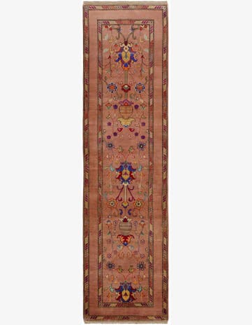 2' 9 x 9' 11 Hand Knotted Kazak Round Rug