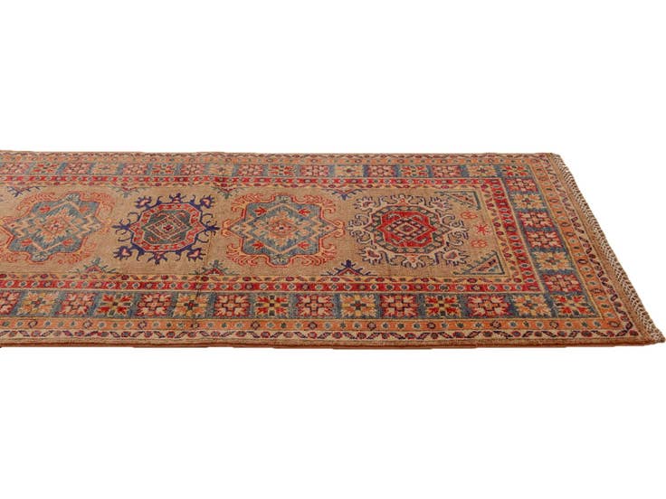 Detail image of 2' 9 x 9' 9 Hand Knotted Kazak Runner Rug
