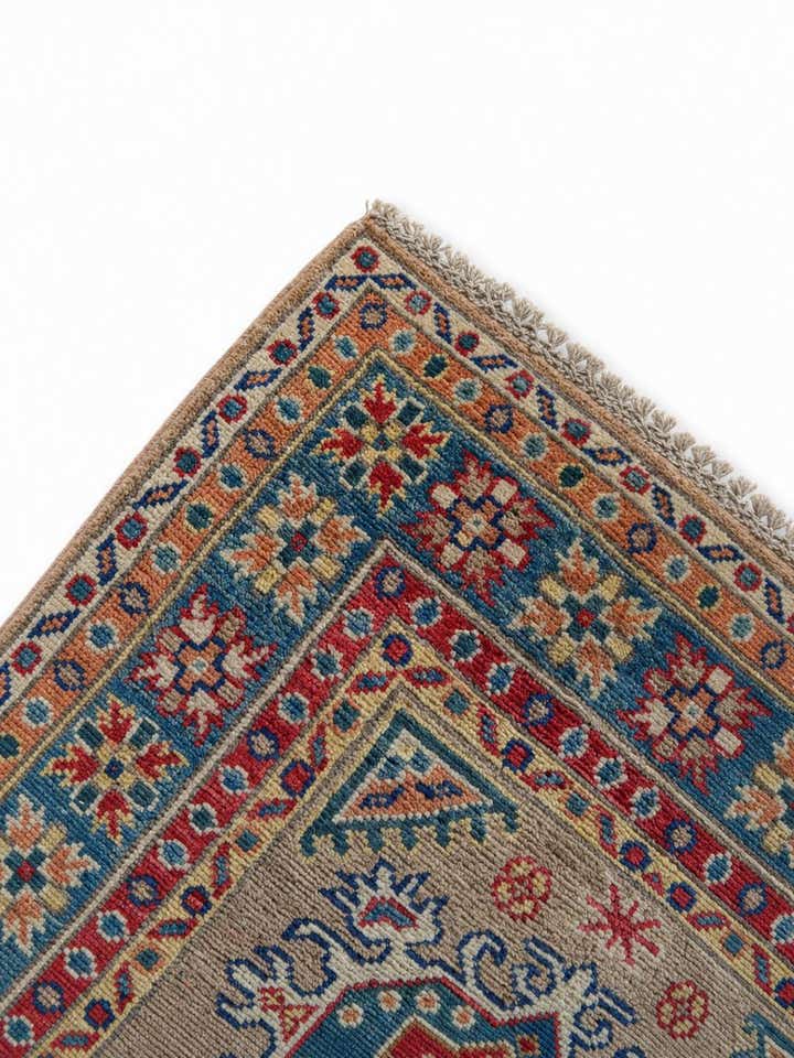 2' 9 x 9' 9 Hand Knotted Kazak Runner Rug