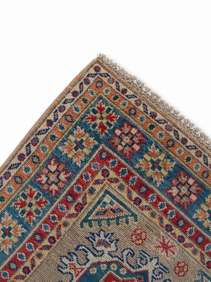 Detail image of 2' 9 x 9' 9 Hand Knotted Kazak Runner Rug