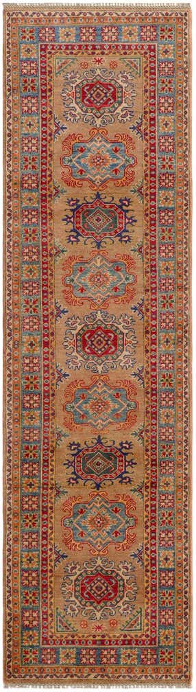 2' 9 x 9' 9 Hand Knotted Kazak Runner Rug