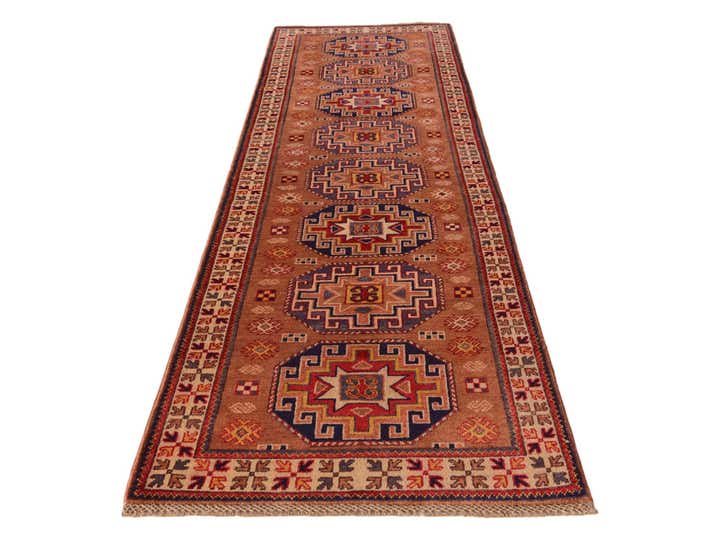 2' 9 x 10' Hand Knotted Kazak Runner Rug
