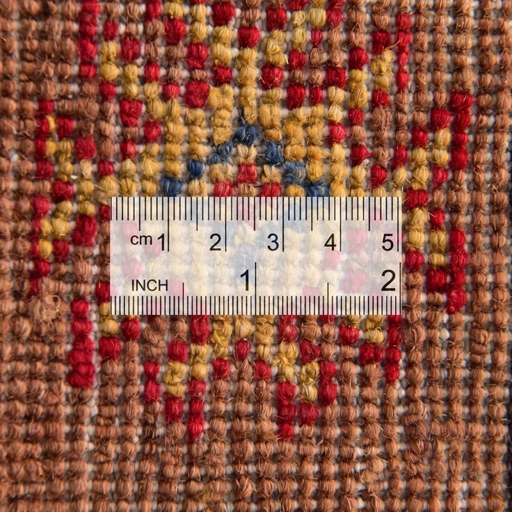 Detail image of 2' 9 x 10' Hand Knotted Kazak Runner Rug