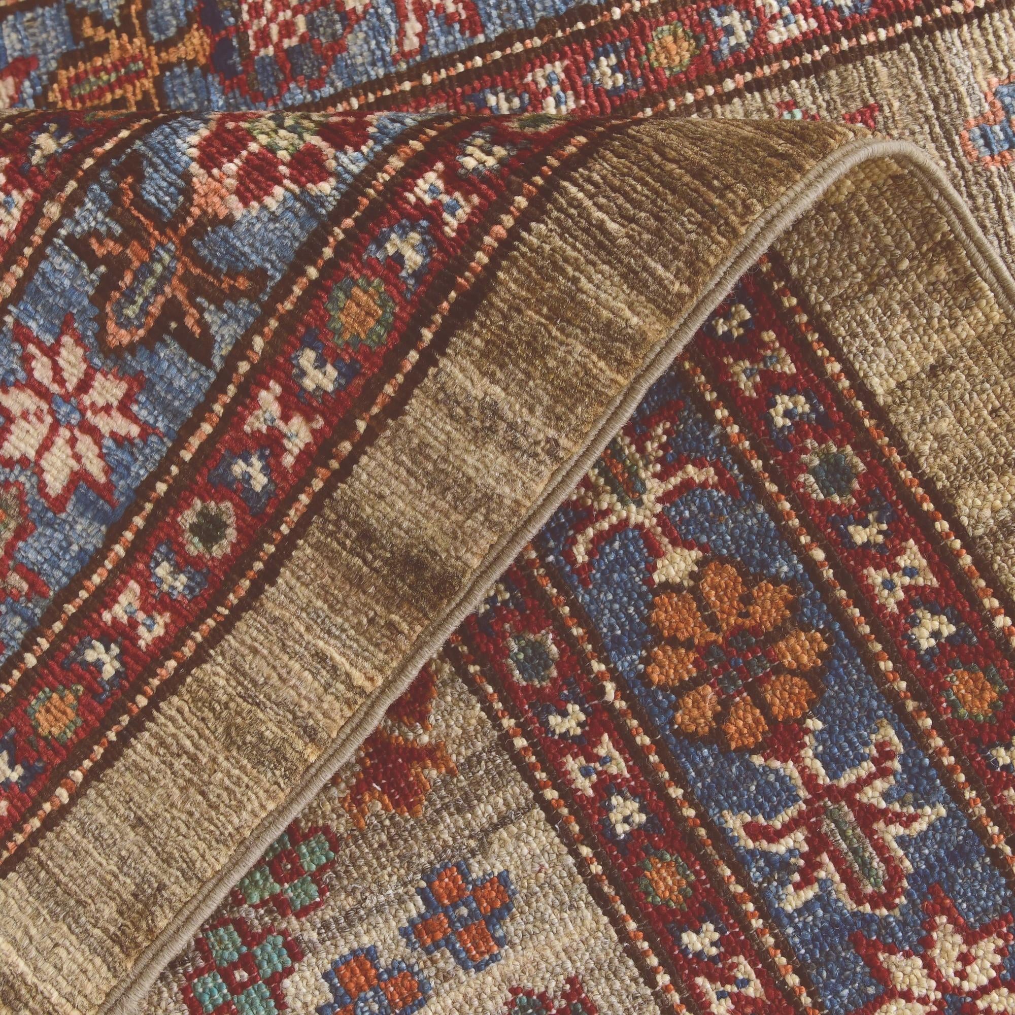2' 9 x 9' 9 Hand Knotted Kazak Runner Rug
