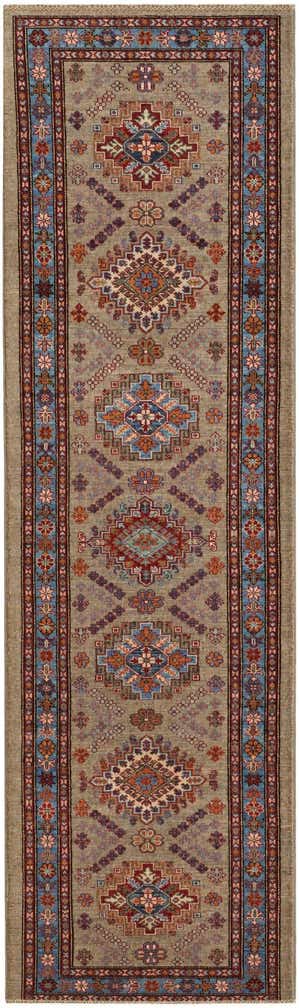 2' 9 x 9' 9 Hand Knotted Kazak Runner Rug
