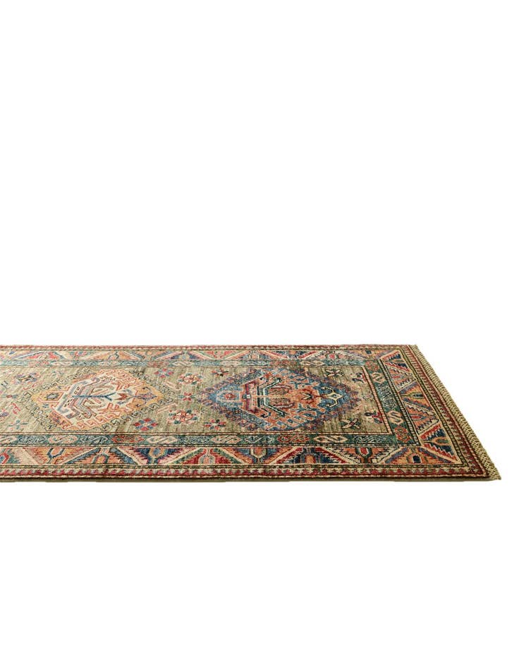 Detail image of 2' 8 x 8' 10 Hand Knotted Kazak Runner Rug