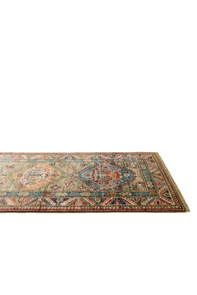 Detail image of 2' 8 x 8' 10 Hand Knotted Kazak Runner Rug