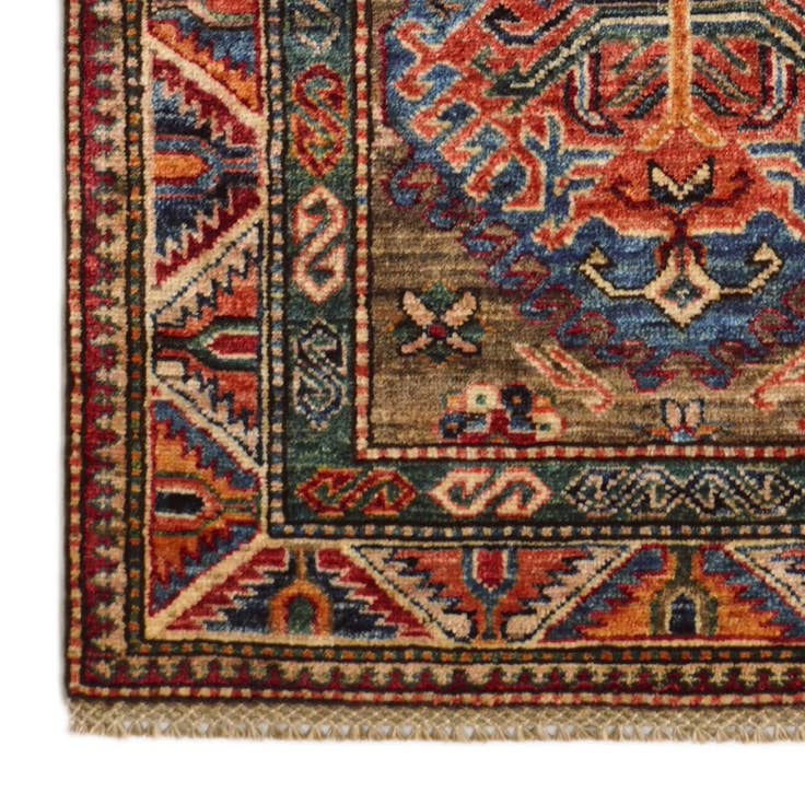 Detail image of 2' 8 x 8' 10 Hand Knotted Kazak Runner Rug