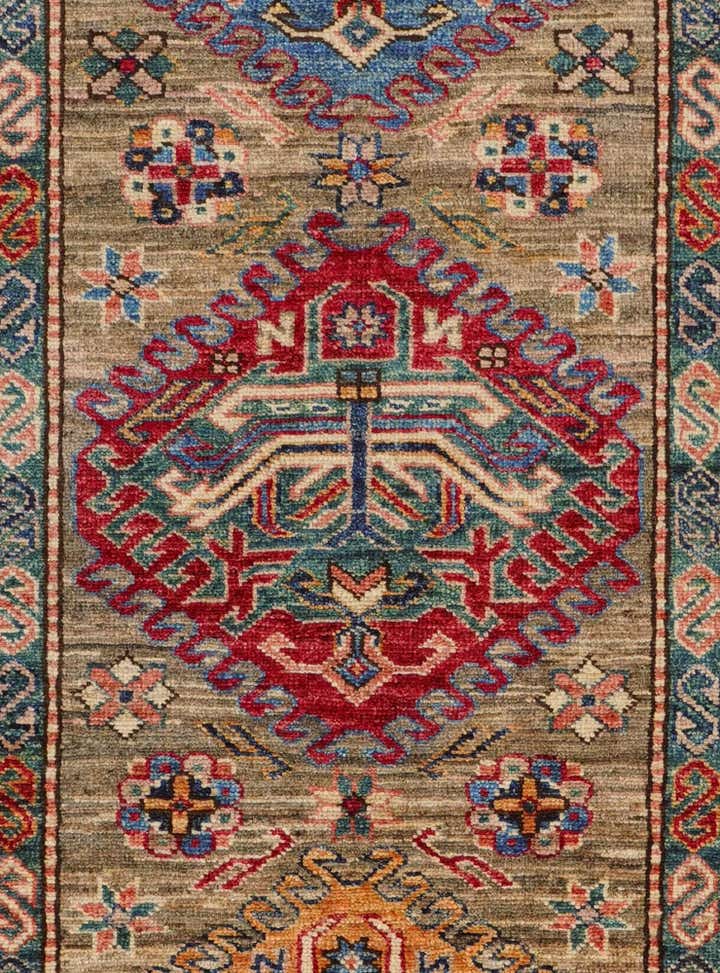 2' 8 x 8' 10 Hand Knotted Kazak Runner Rug