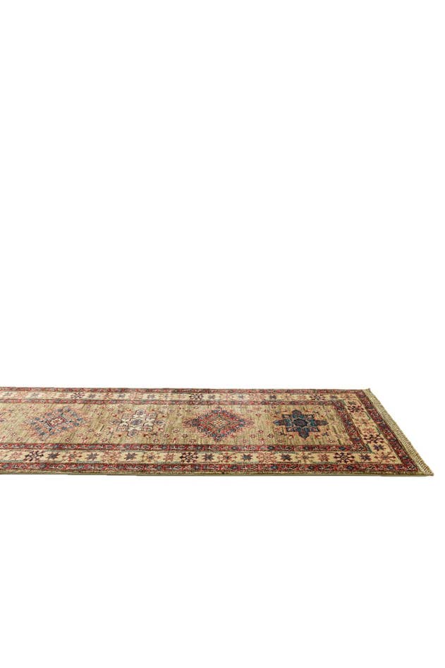 Detail image of 2' 6 x 10' 8 Hand Knotted Kazak Runner Rug
