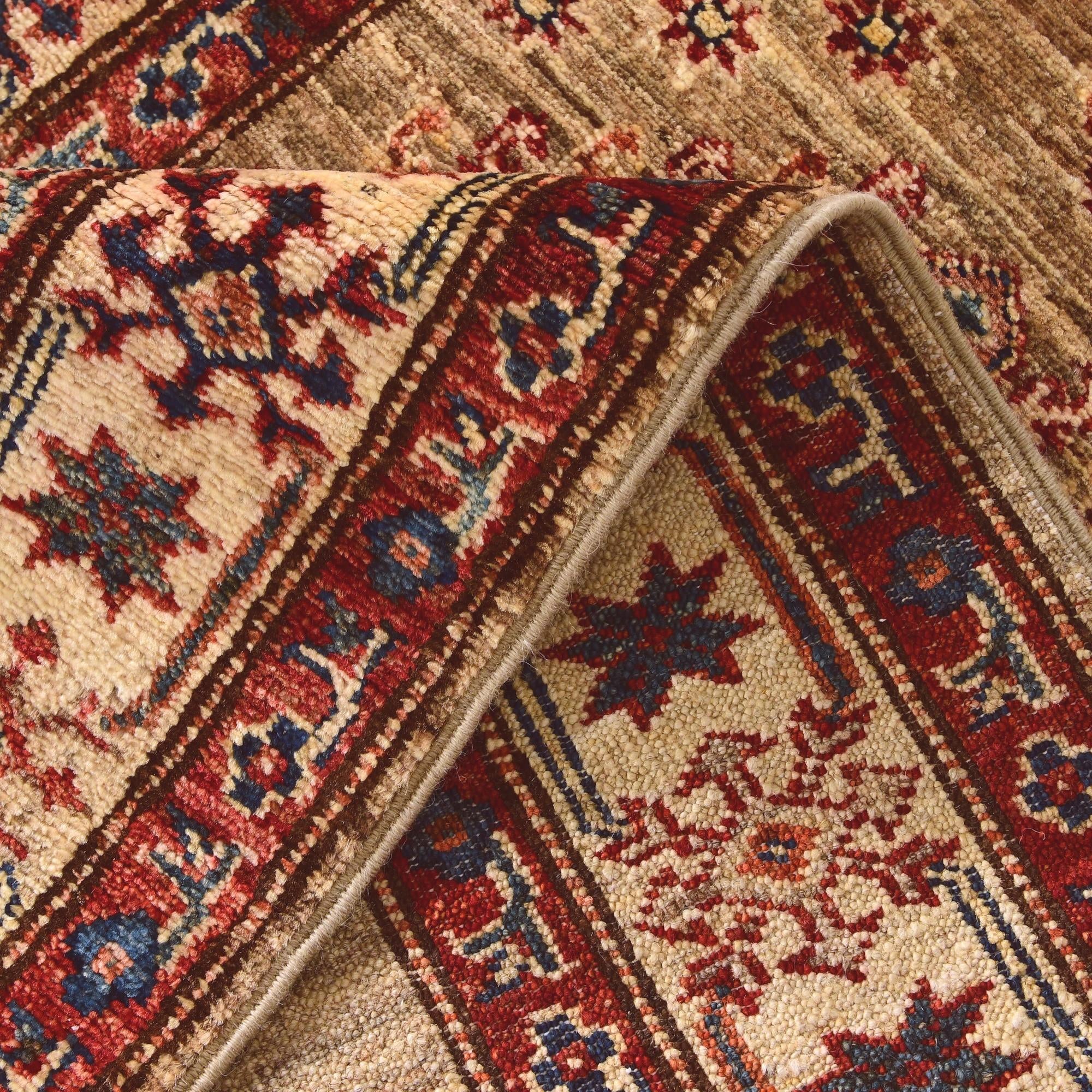 2' 6 x 10' 8 Hand Knotted Kazak Runner Rug
