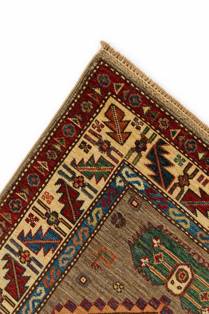 2' 9 x 10' 6 Hand Knotted Kazak Runner Rug