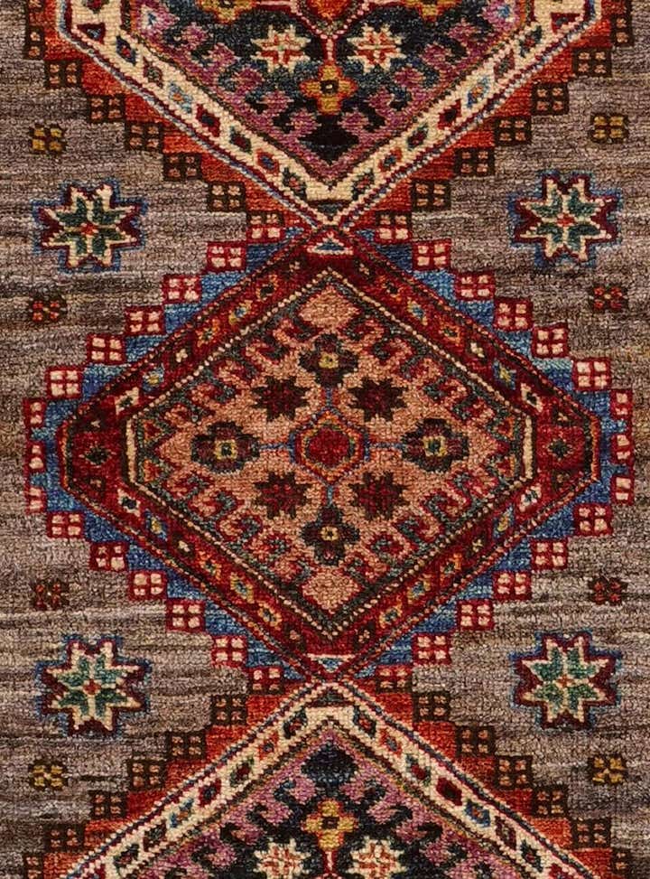 2' 9 x 10' 6 Hand Knotted Kazak Runner Rug