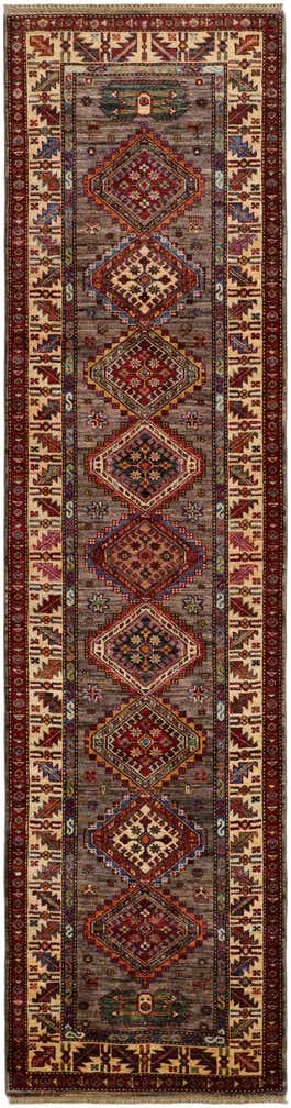 2' 9 x 10' 6 Hand Knotted Kazak Runner Rug