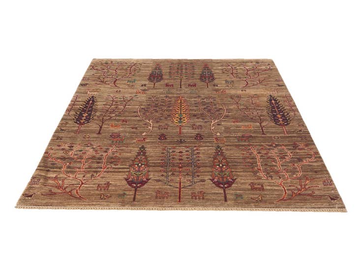 Detail image of 5' 1 x 7' 1 Hand Knotted Ariana Ziegler Rug