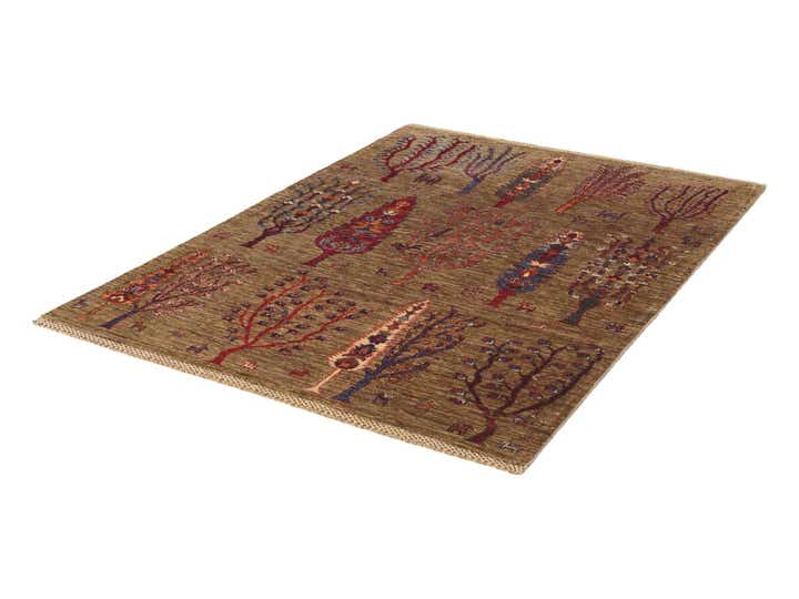 4' 2 x 5' 9 Hand Knotted Ariana Ziegler Rug
