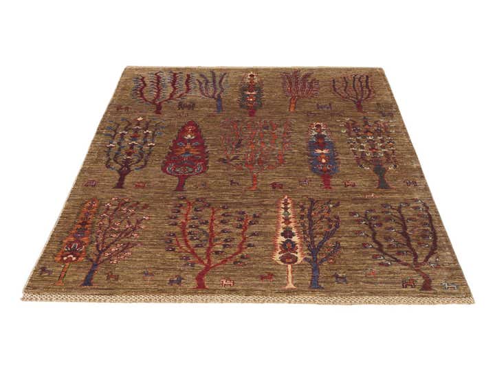 4' 2 x 5' 9 Hand Knotted Ariana Ziegler Rug