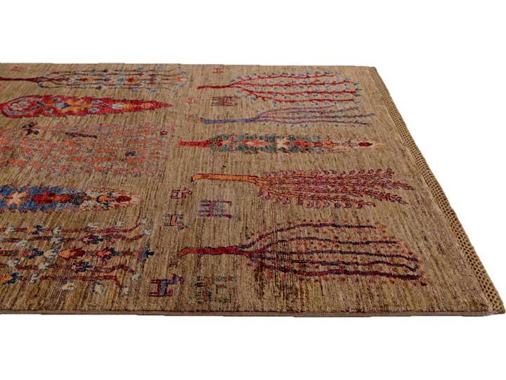 4' 2 x 5' 9 Hand Knotted Ariana Ziegler Rug