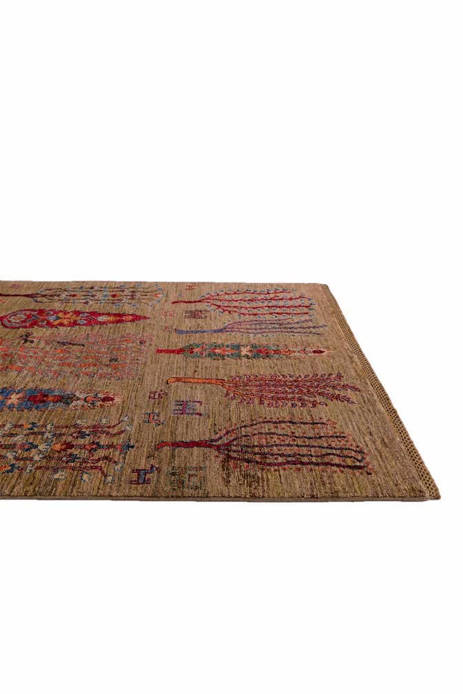 4' 2 x 5' 9 Hand Knotted Ariana Ziegler Rug