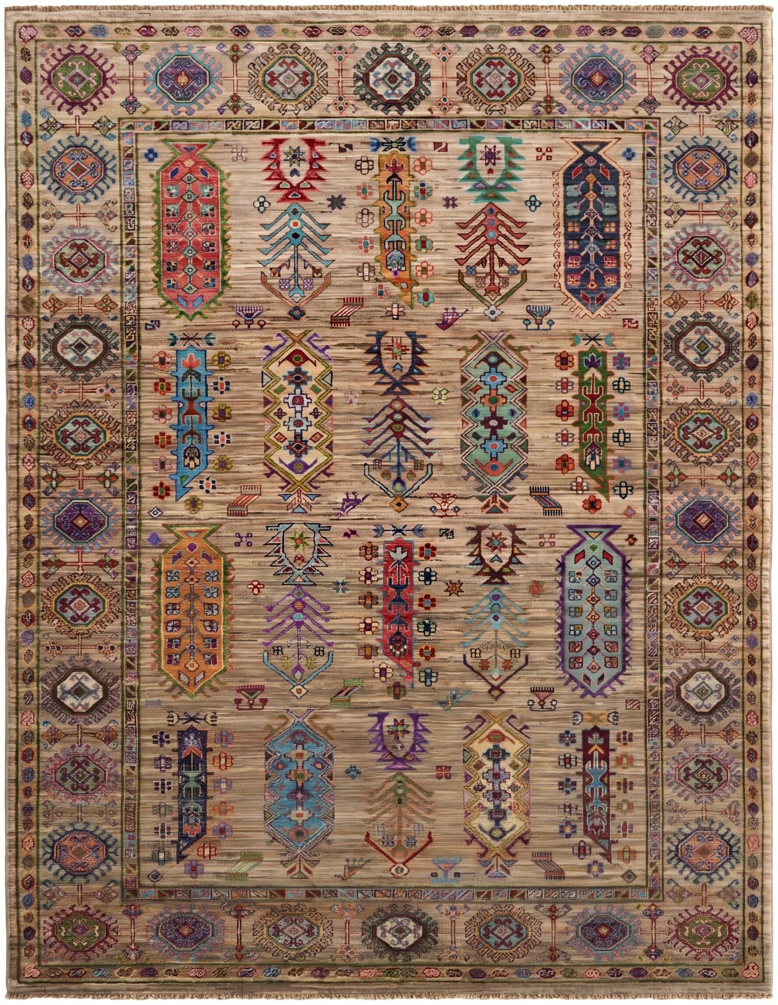 5' 2 x 6' 9 Hand Knotted Ariana Ziegler Rug