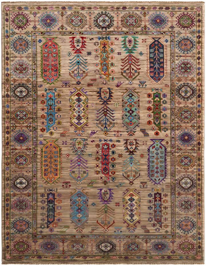 5' 2 x 6' 9 Hand Knotted Ariana Ziegler Rug