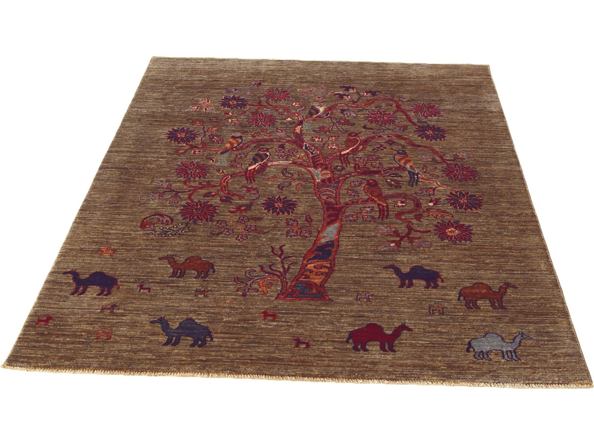 4' 1 x 5' 10 Hand Knotted Ariana Ziegler Rug