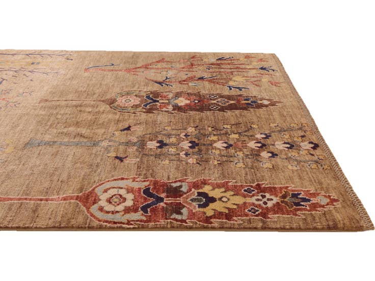 Detail image of 4' 11 x 6' 6 Hand Knotted Ariana Ziegler Rug