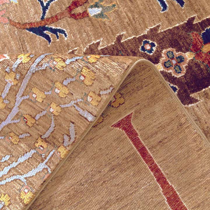 4' 11 x 6' 6 Hand Knotted Ariana Ziegler Rug
