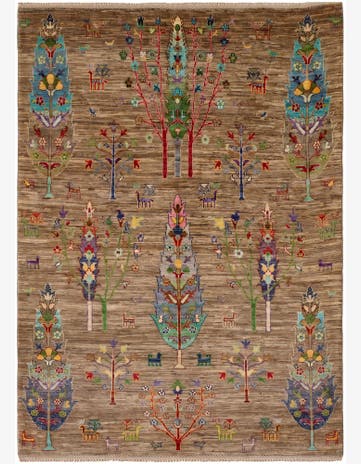 5' 1 x 7' 1 Hand Knotted Ariana Ziegler Rug