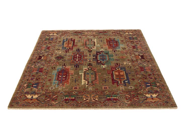 Detail image of 5' 1 x 6' 7 Hand Knotted Ariana Ziegler Rug
