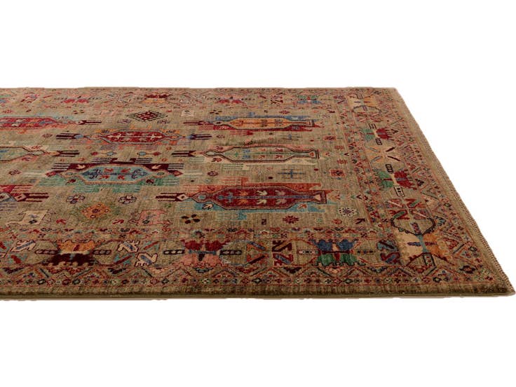 Detail image of 5' 1 x 6' 7 Hand Knotted Ariana Ziegler Rug