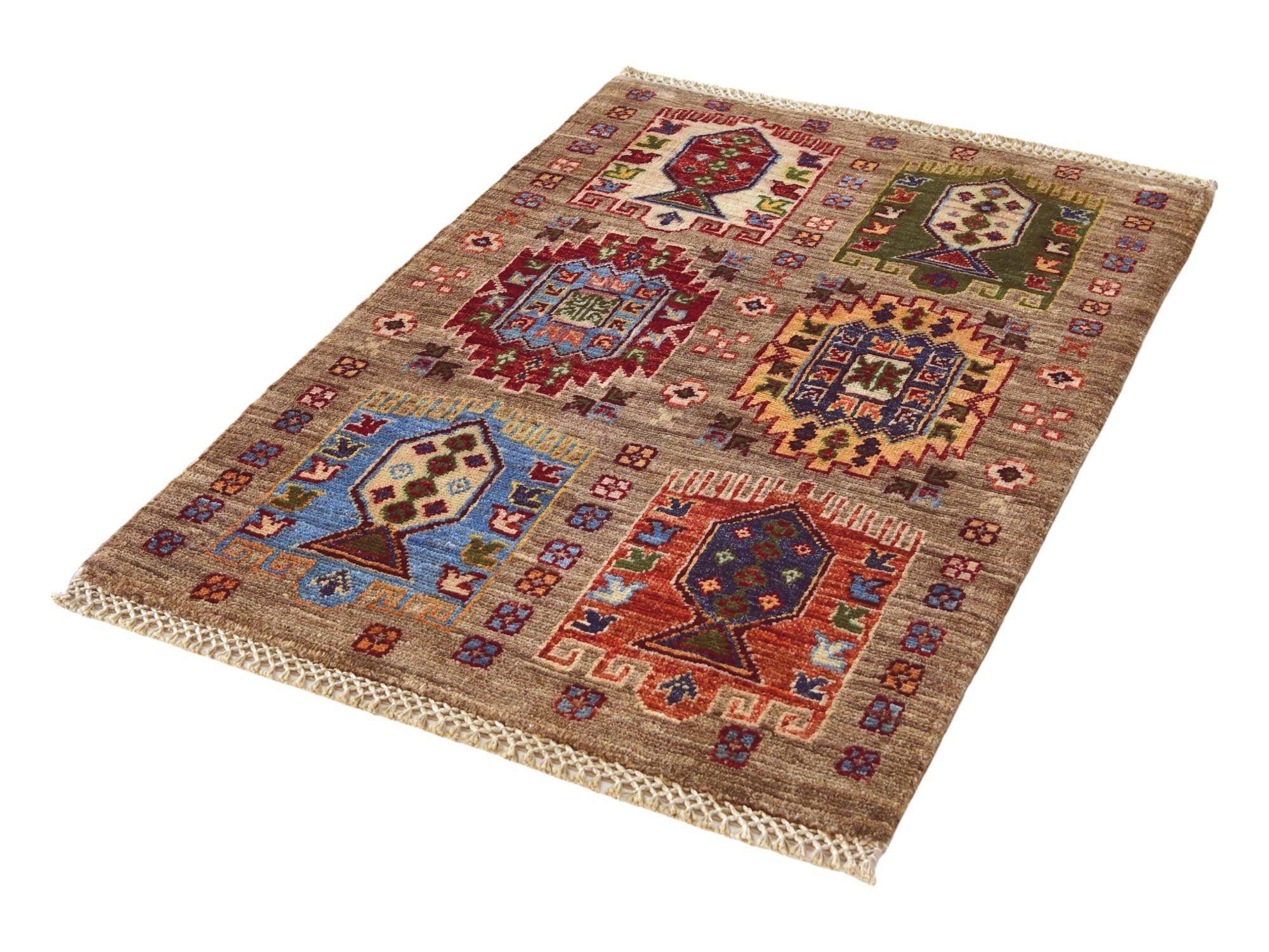 2' x 3' Hand Knotted Ariana Ziegler Rug