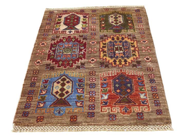 2' x 3' Hand Knotted Ariana Ziegler Rug