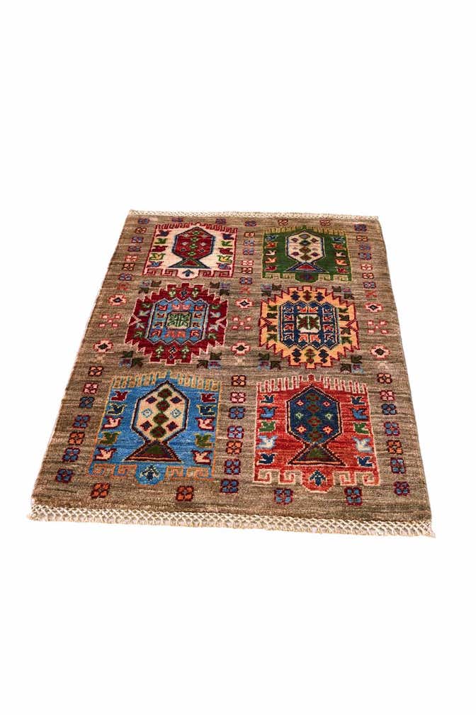 2' x 3' Hand Knotted Ariana Ziegler Rug