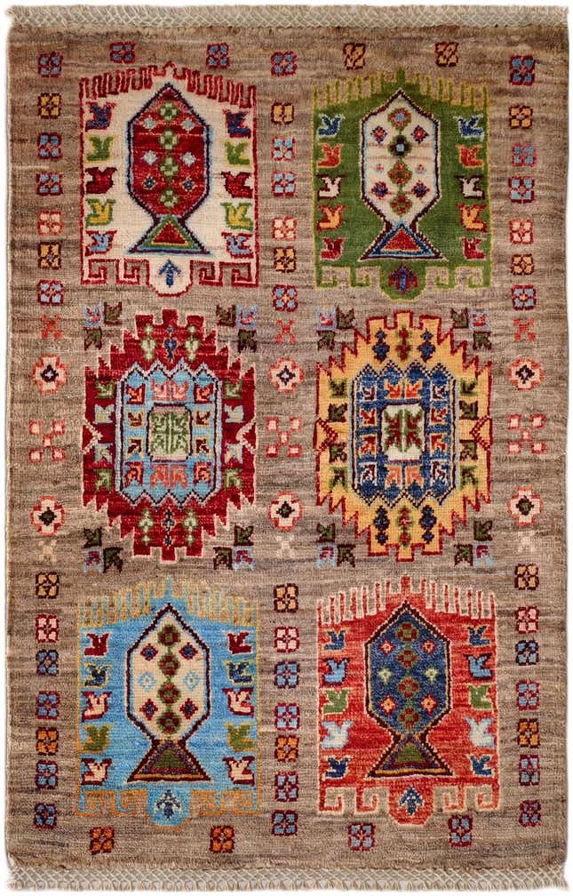 2' x 3' Hand Knotted Ariana Ziegler Rug