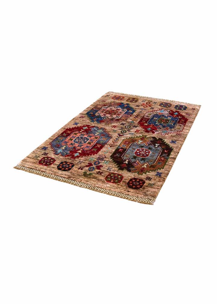 2' x 3' 3 Hand Knotted Ariana Ziegler Rug