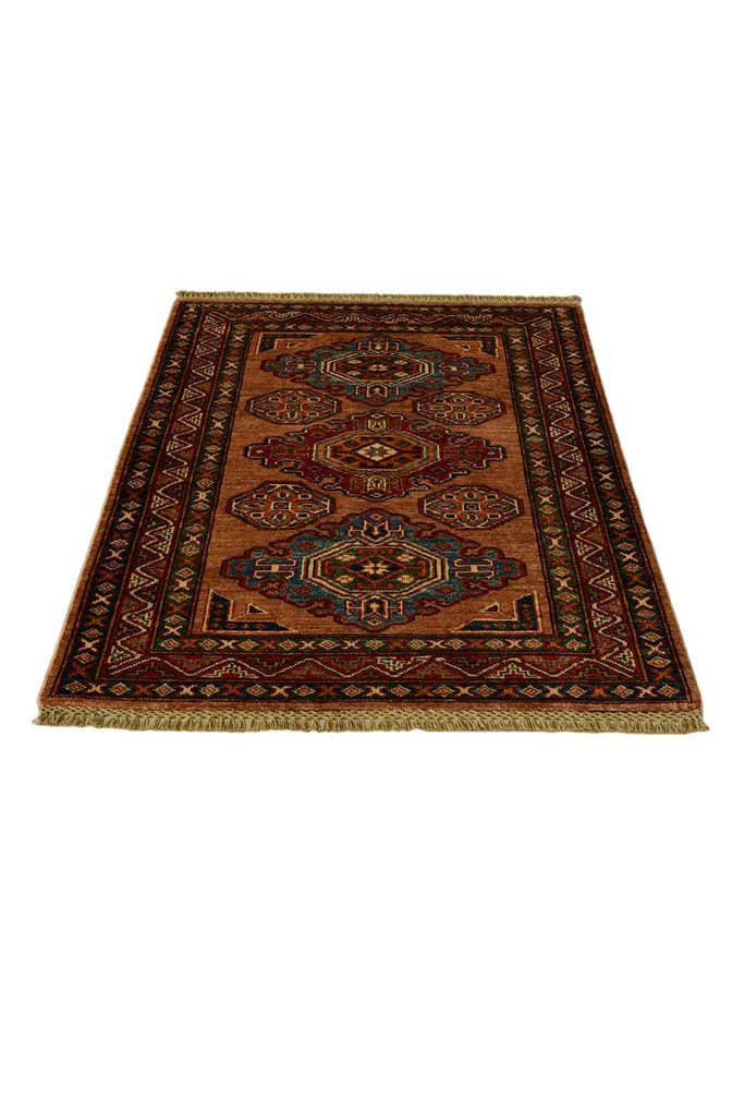 2' 11 x 3' 11 Hand Knotted Kazak Rug