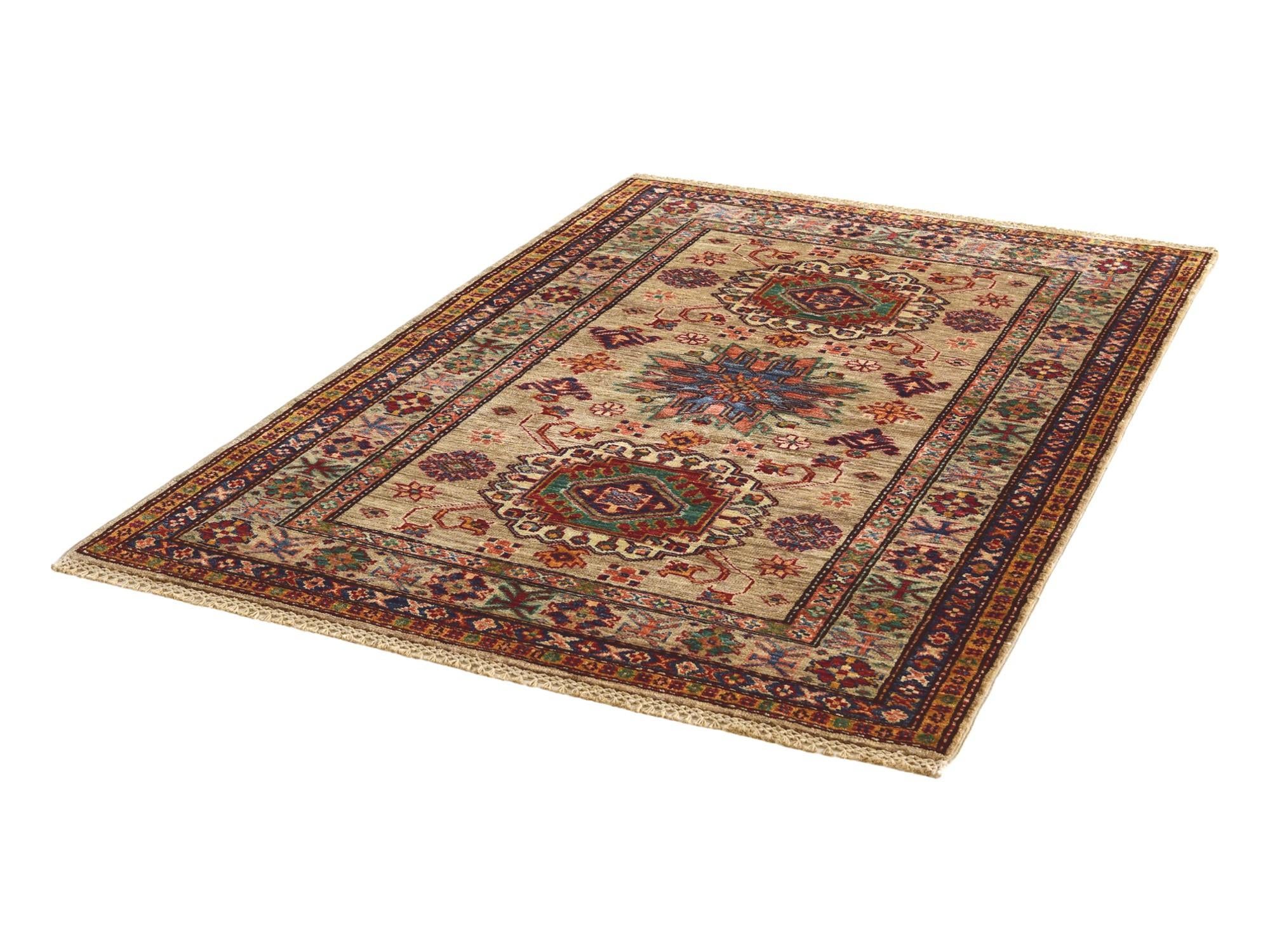 3' 6 x 5' 1 Hand Knotted Kazak Rug
