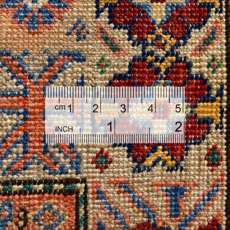 Detail image of 3' 6 x 5' 1 Hand Knotted Kazak Rug