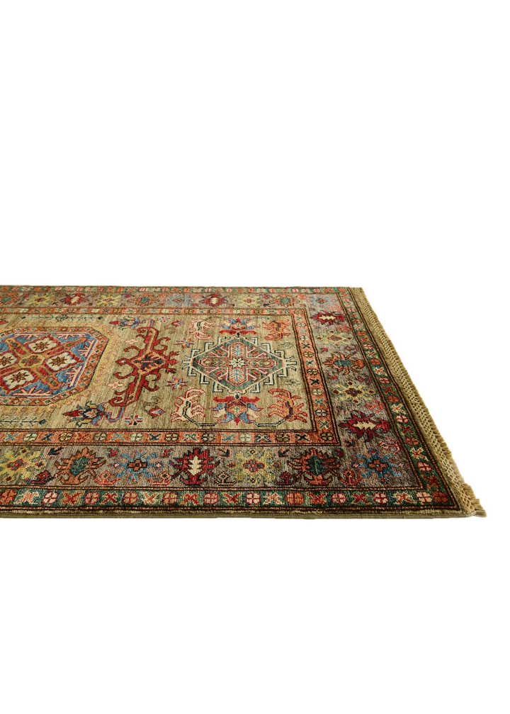 3' 4 x 5' Hand Knotted Kazak Rug