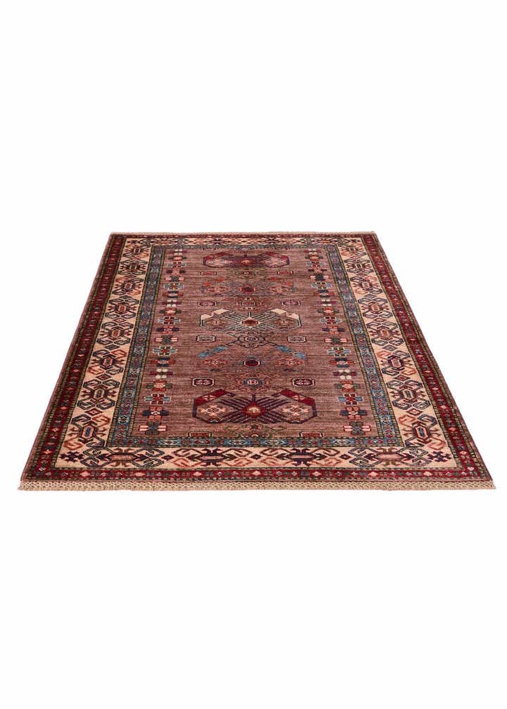 3' 6 x 5' 1 Hand Knotted Kazak Rug