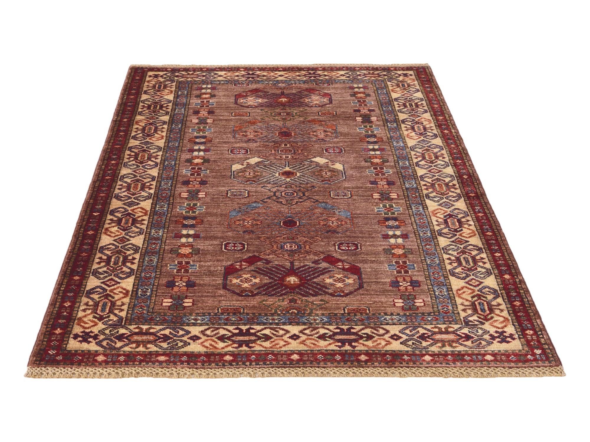 3' 6 x 5' 1 Hand Knotted Kazak Rug