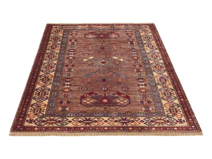 3' 6 x 5' 1 Hand Knotted Kazak Rug