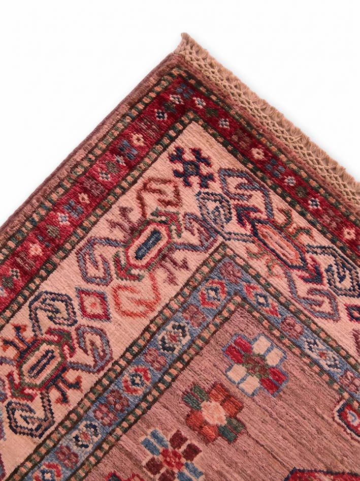 Detail image of 3' 6 x 5' 1 Hand Knotted Kazak Rug