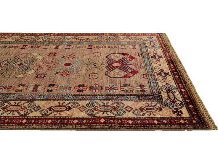 Detail image of 3' 6 x 5' 1 Hand Knotted Kazak Rug