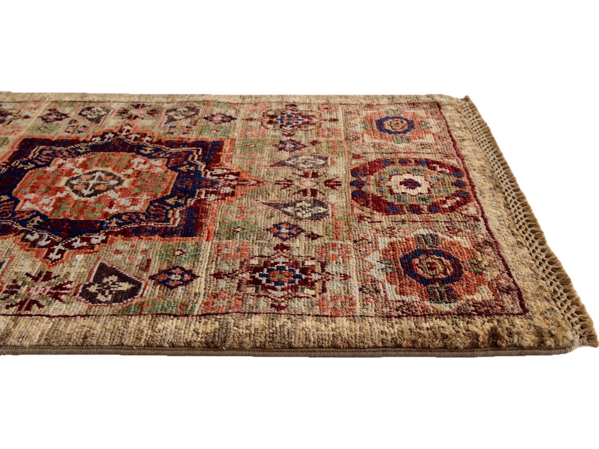 2' x 3' 2 Hand Knotted Mamluk Ziegler Rug