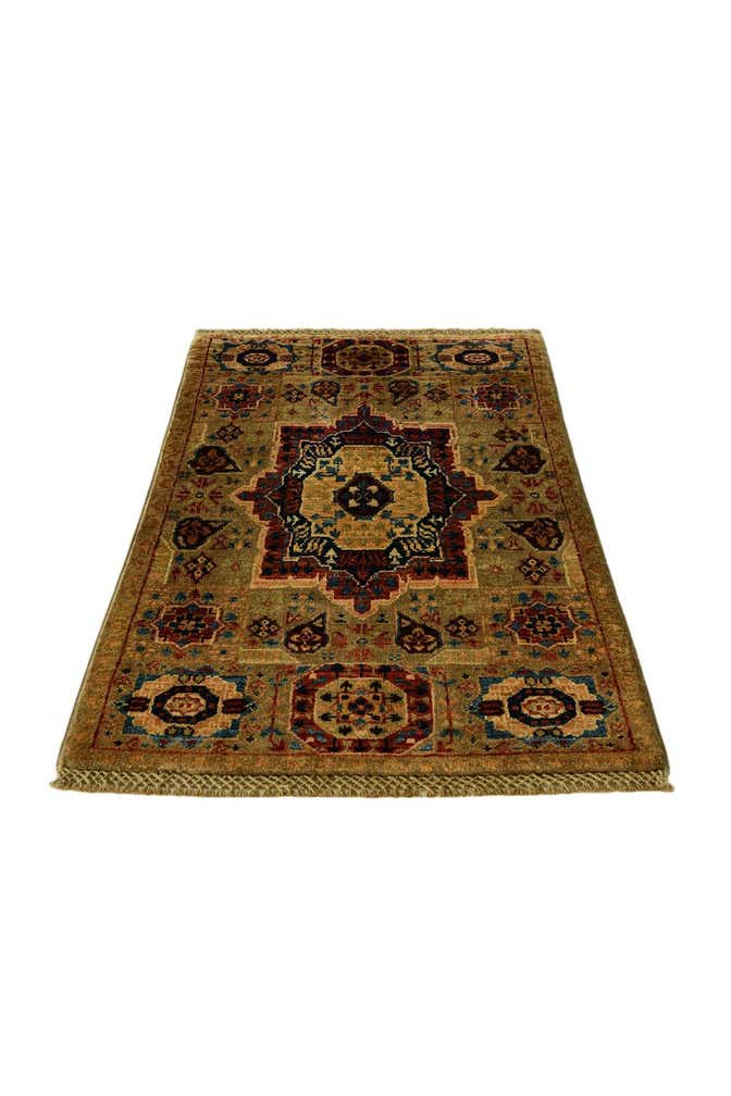 2' 1 x 3' 3 Hand Knotted Mamluk Ziegler Rug