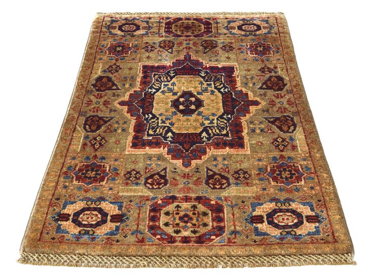Detail image of 2' 1 x 3' 3 Hand Knotted Mamluk Ziegler Rug