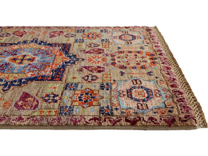 2' x 3' 2 Hand Knotted Mamluk Ziegler Rug