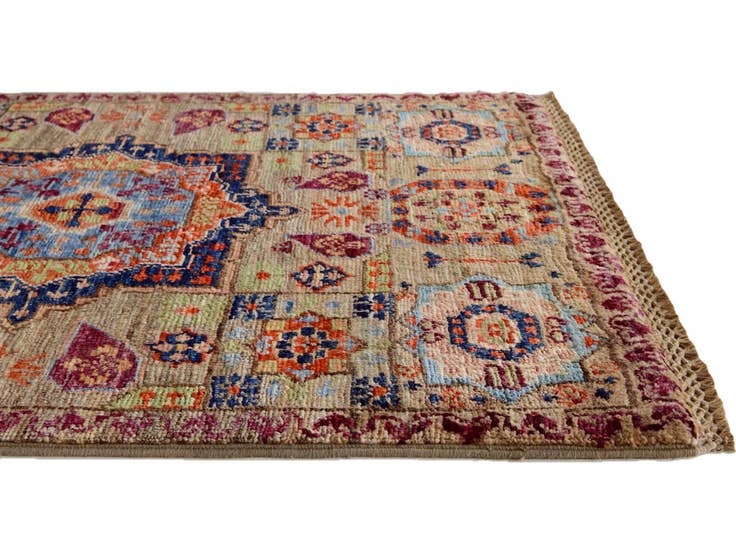 Detail image of 2' x 3' 2 Hand Knotted Mamluk Ziegler Rug